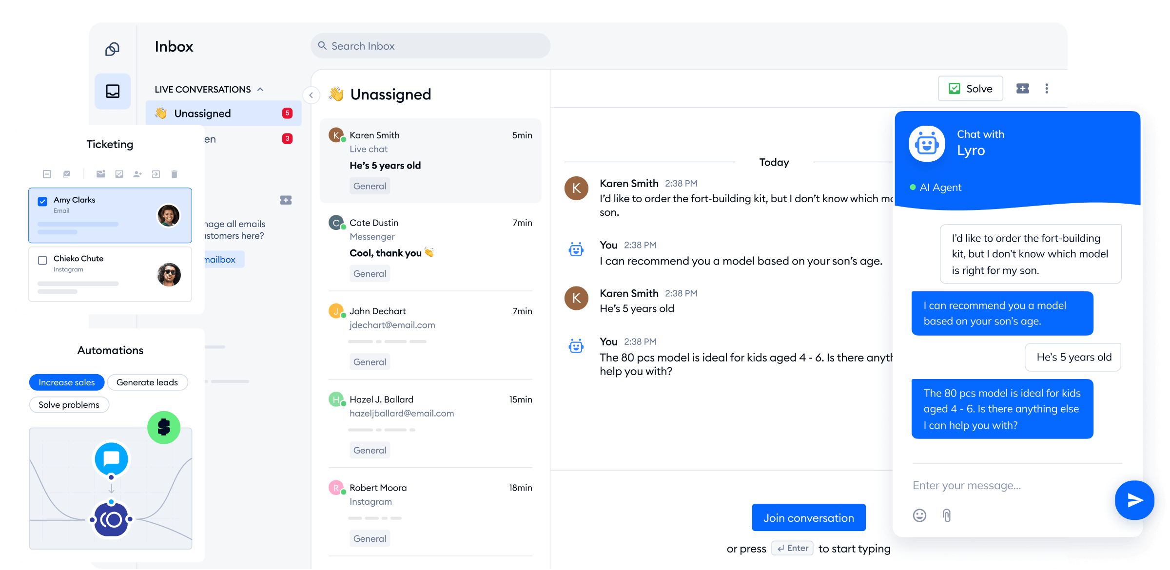 Tidio AI Chat Platform